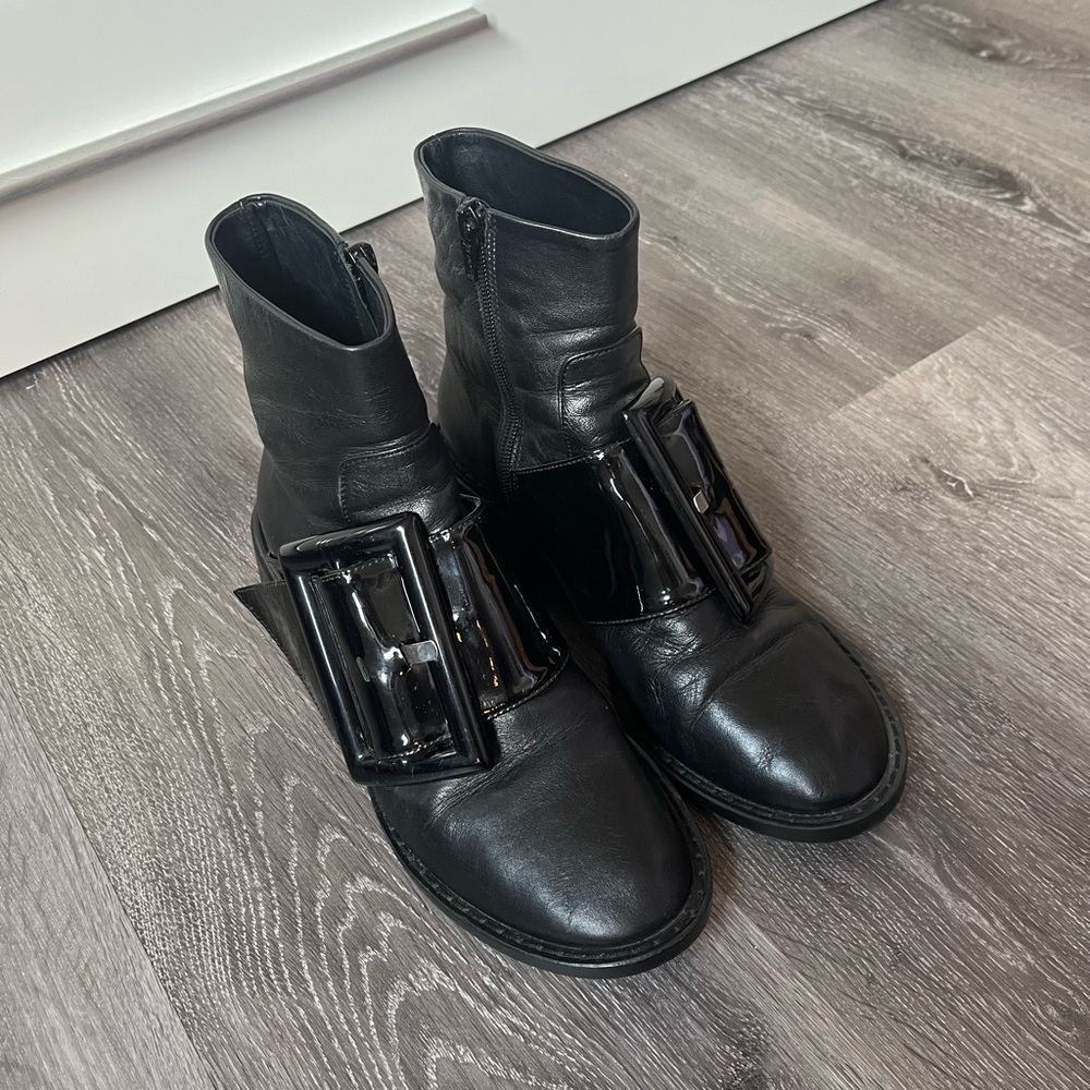 Margiela MM6 womens black boots size 38.5